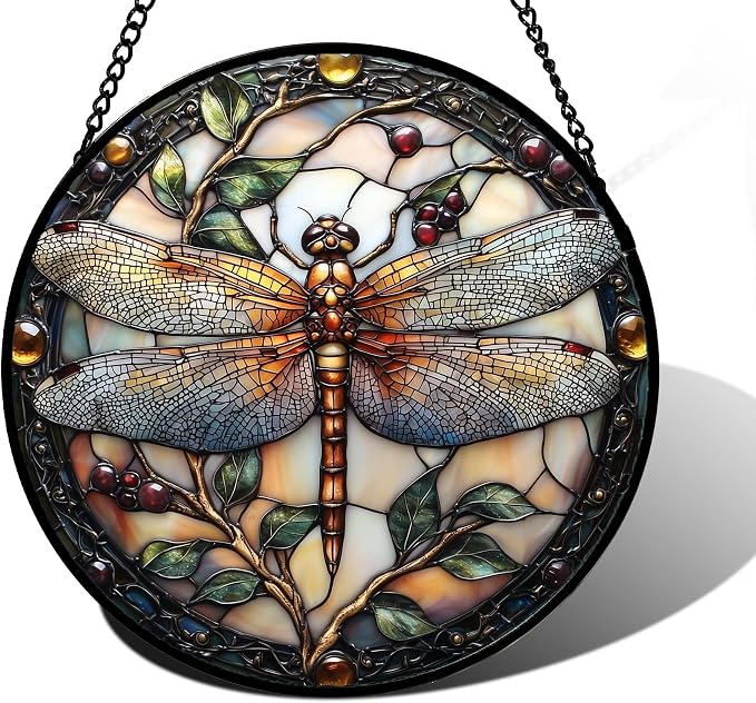 DASTOLL Stained Glass Window Hanging by DASTOLL