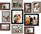 LUCKYLIFE Picture Frames Collage Wall Decor 10-Pack, Gallery Wall Frame Set by LUCKYLIFE