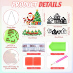 Cinnvoice 12 Pcs Summer Seasonal Diamond Art Hanging Ornament Kit - Image 3