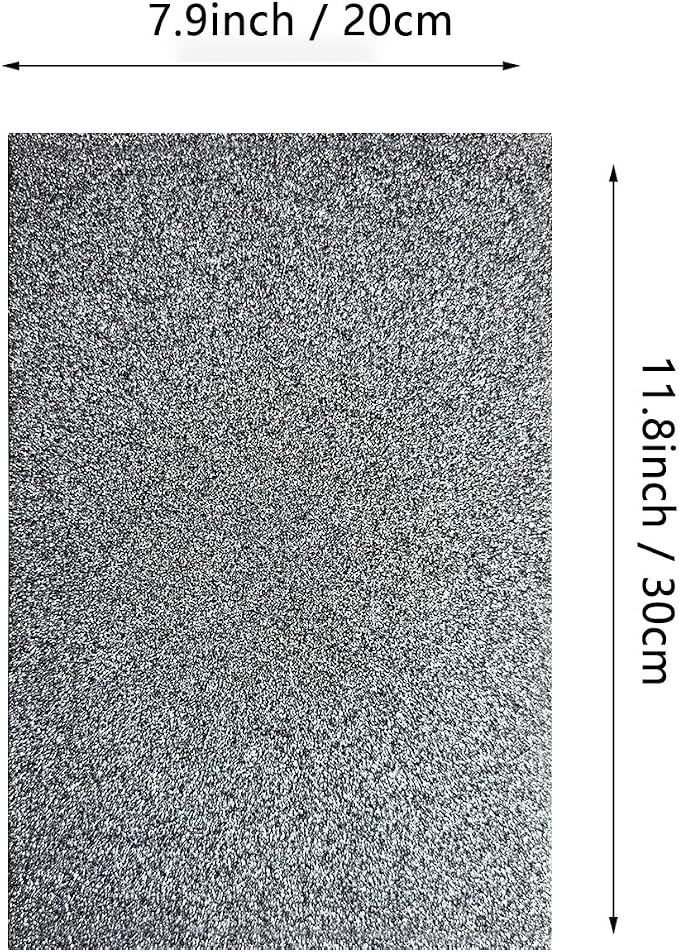 Jtnohx Glitter Felt Fabric, 8 x12 inches Felt Square Glitter - Image 5