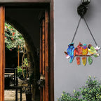 DASTOLL 2 Pack Stained Glass Window Hanging - Image 5