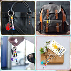 Suncalla 996 Pcs 24 Set Father's Day Keychain Making Kit DIY Bead Crafts | - Image 5