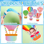 AUGSUN 60 Pcs Hot Air Balloon Bulletin Board Decorations Back to School - Image 2