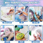 66 Pcs Small Paint Brushes Set - Image 5
