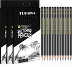 36 Pcs Drawing Sketching Pencil Set Professional Graphite Charcoal Gift Bulk by Humyoun
