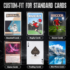 500Pcs Soft Clear Card Sleeves, Polypropylene Standard Trading Card Sleeve - Image 6