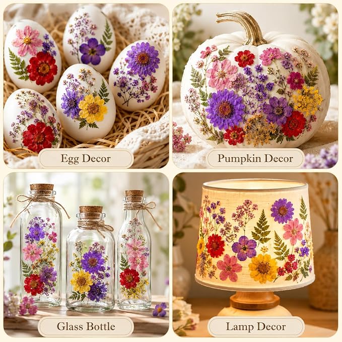 70 pcs Dried Flowers for Resin, Natural Flowers and Leaves Kit - Image 8
