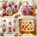 70 pcs Dried Flowers for Resin, Natural Flowers and Leaves Kit - Image 8