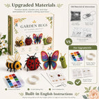 MSOSRIR 3D Beaded Animal Kit, Upgraded Bead Embroidery Kit - Image 5