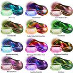 BALTIC DAY Intense Chameleon Mica Powder Set – 12 Hypershift Ultra-Fine Chrome - Image 2