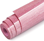 Pink Glitter HTV Heat Transfer Vinyl by WRTUUED