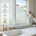 Coavas Window Privacy Film, Frosted Glass Window Film, Decorative Static Cling - Image 3