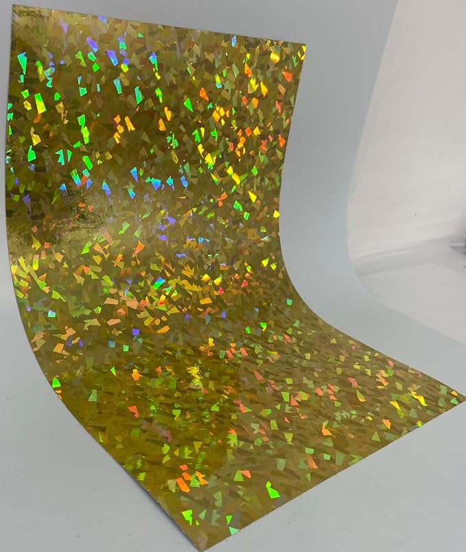 Holographic Crystal Sign Vinyl, HOLOCRYSTAL self-Adhesive Plastic - Image 2