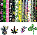Tintnut Rasta Cannabis Leaf HTV Vinyl, easy cut & weed, stretch washable by Tintnut
