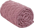 Knitted Weighted Blanket for Adult, No Beads Heavy Blanket 60” x 80'' 10lbs by Unknown