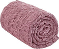 Knitted Weighted Blanket for Adult, No Beads Heavy Blanket 60” x 80'' 12lbs by Unknown