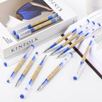 Japanese Style Blue Gel Ink Pens, 0.35mm Extra Fine Point, No Smudge Quick - Image 6