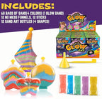 Create Your Own Magic Sand Art Glitter Activity | Glow in the Dark Colored - Image 6