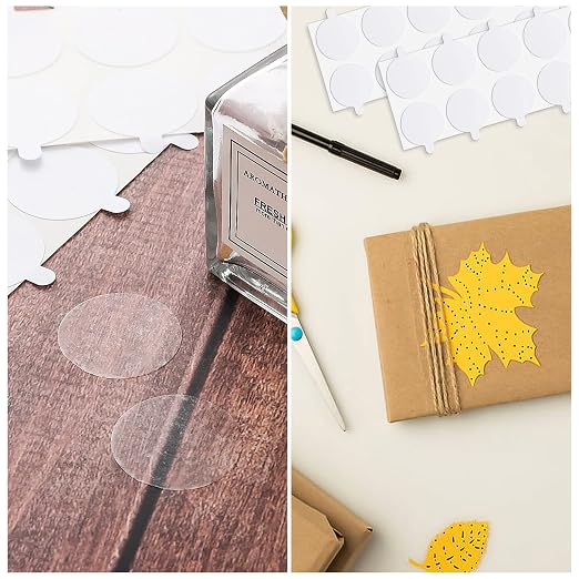360Pcs Double Sided Adhesive Wax Seal Stickers | Removable, 1in Round Sticky - Image 6