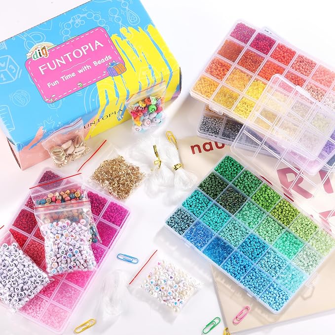 Funtopia 120 Colors 2mm Seed Beads - Image 7