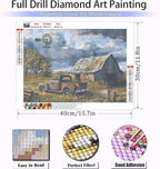 WUDWL Diamond Art Kits for Adults Beginner, DIY Rural Scenery Diamond Painting - Image 3