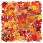 Fall Maple Leaf Stickers, Waterproof PET Vinyl Decals by Unknown