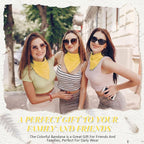 Suhine 100% Cotton Solid Bandanas Blank Bandanas Multifunctional Headband Scarf - Image 3
