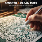 Nicpro 240 PCS Hobby Blades Set SK-5, Art Utility #11 Blades Refill Cutting Tool - Image 5