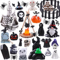 DIYDEC 54pcs Halloween Mini Resin Figures, Tiny Figurines to Hide Toys Little by DIYDEC