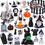 DIYDEC 54pcs Halloween Mini Resin Figures, Tiny Figurines to Hide Toys Little by DIYDEC