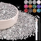 8000PCS 3mm Resin Rhinestones Bulk by BELLEBOOST