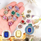 PATIKIL Sew on Rhinestones Crystals, Dark Blue - Image 3