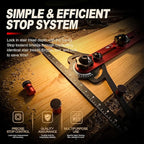 Stair Tread Template Tool, Dual-Lock Adjustable Stair Gauge | 8-60 in - Image 4