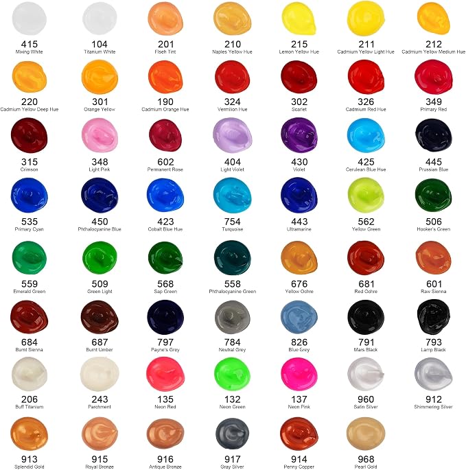 AUREUO Pearl Gold Acrylic Paint, 4 Fl Oz / 120ml Single Tube, Rich Pigment - Image 8