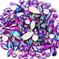 Mixed 1400pcs AB Colour Gems Jewels Flatback Rhinestones, Face Art Gem Jewel by Unknown