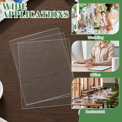 TKOnline 14 PCS Plexiglass Sheets, Invitations, Poster Frames Plastic Board - Image 7