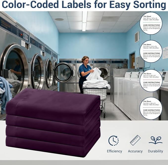 Twin Flat Sheet Only, 1 Pack Top Bed Sheets, Soft Breathable Brushed Microfiber - Image 4