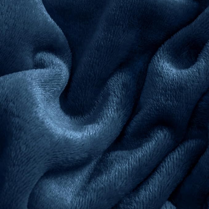 BEDELITE Flannel Sheets Full Size Navy - Image 5