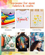 Fabric Paint, Yeeart 30 Colors Permanent Soft Fabric Paint Set - Image 2