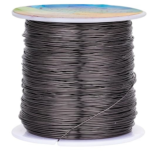 203 Feet Tarnish Resistant Copper Wires 24 Gauge/0.5mm Jewelry Craft Wires by CREATZONE