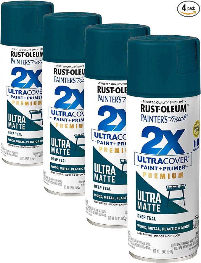 Rust-Oleum 331185 Painter's Touch 2X Ultra Cover Spray Paint, 12 oz, Ultra by Rust-Oleum