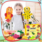 WATINC 12Pcs Hand Puppet Making Kit, Art Craft Felt Sock Puppet Toys, Creative - Image 5