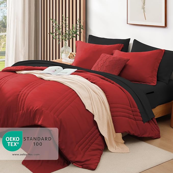 Monbix Queen Comforter Set - Image 2