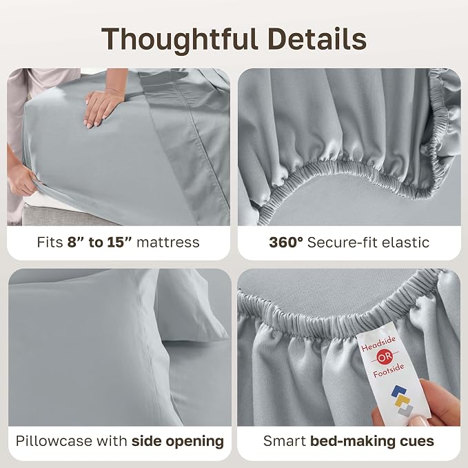 California Design Den Twin Sheet Set - Image 6