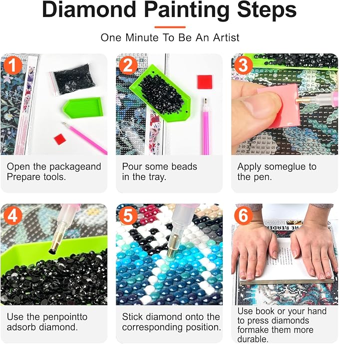 6 Pack Coquette Diamond Art Kits - Image 8