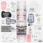 Pizooro Bracelet Making Kit 3 Boxes, Clay Beads - Image 4