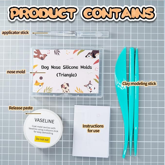 Nuvretk 7 Cute Silicone Molds for Needle Felting - Image 2