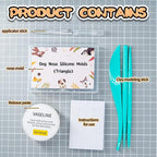 Nuvretk 7 Cute Silicone Molds for Needle Felting - Image 2