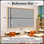Black White Buffalo Bulletin Board Roll Non-Woven Fabric Poster 16in X 40ft | - Image 3