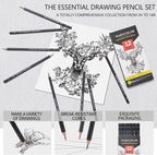 MARTCOLOR Drawing Sketching Pencils Set, 12 Pack Graphite Pencils | Ideal - Image 4